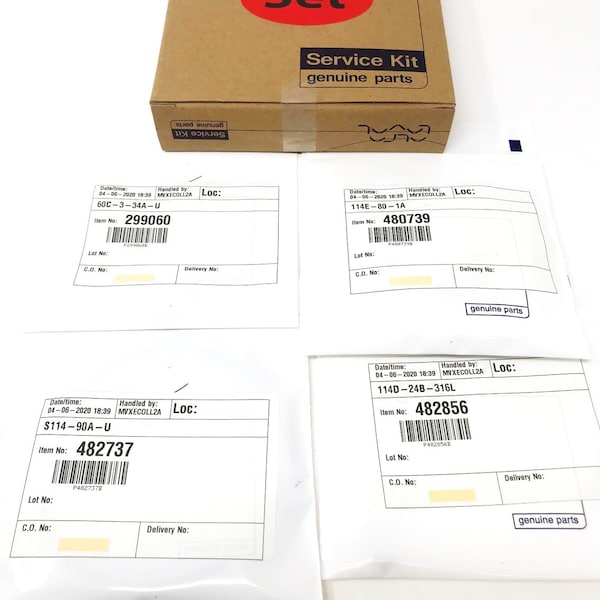 Seal Kit #1 Buna C114 Series Tri-Clover & Ampco
